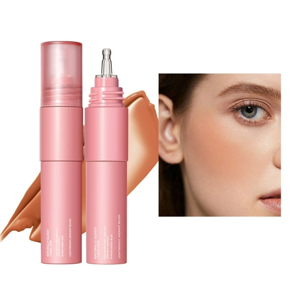 HYLLai powder blusher liquid 20ml moisturizing dressing rouge feeling light thin transparent color lasting powder blusher