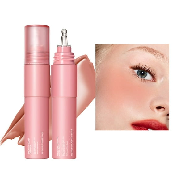 HYLLai powder blusher liquid 20ml moisturizing dressing rouge feeling light thin transparent color lasting powder blusher