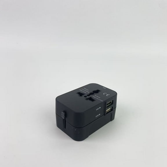 HYNAPOWER Power adapters, International Power Plug Adapter with 3 USB-C and 2 USB-A Ports (TA-105C, Black)