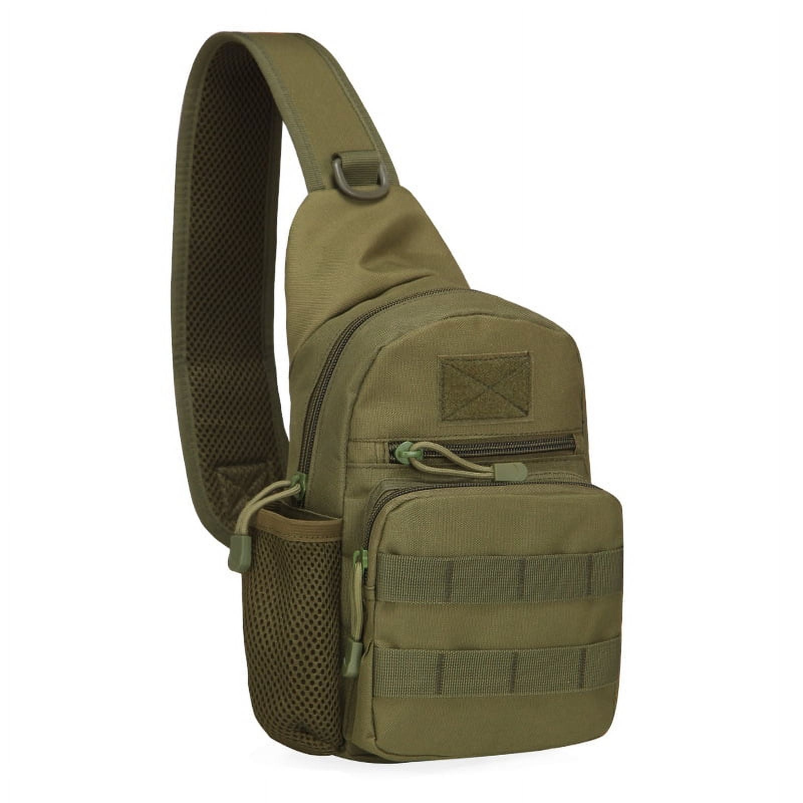 HYOOG Outdoor Backpack for Men, Shoulder Sling Bag with Bottle Mesh ...
