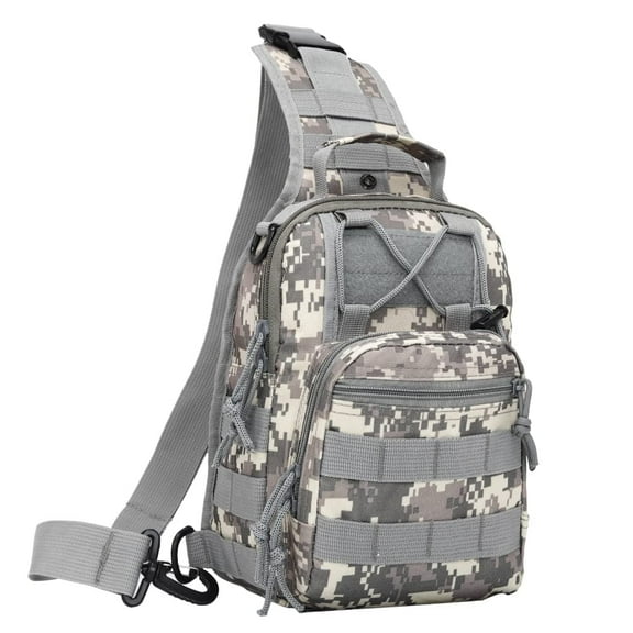 HYOOG Sling Bag with Handle, Outdoor Treking Backpack, Shoulder Satchel for Chest Cross Body 8.7"Lx3.6"Wx11"H (ACU)