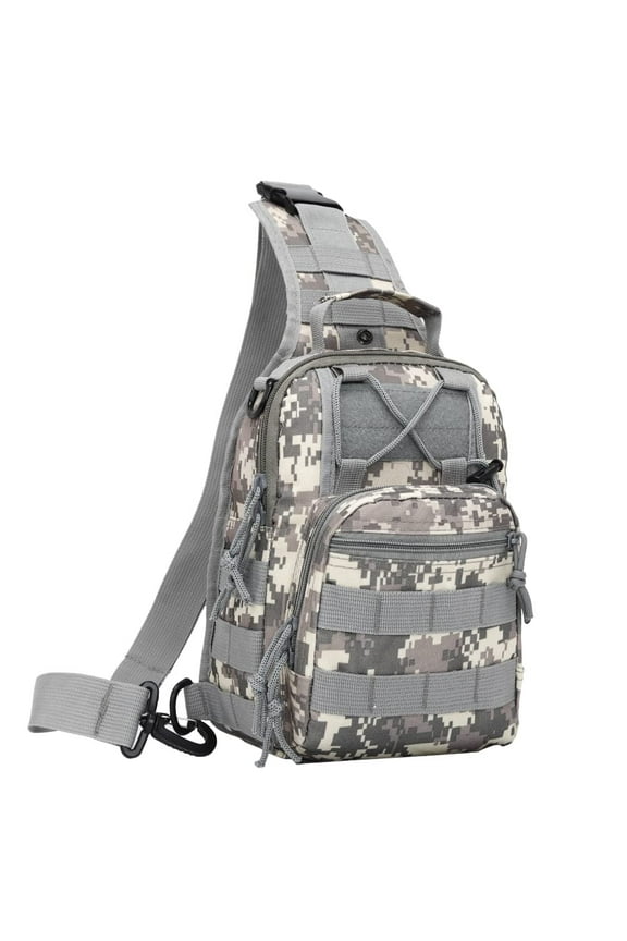 Sling Bag with Handle, Outdoor Treking Backpack, Shoulder Satchel for Chest Cross Body 8.7"Lx3.6"Wx11"H (ACU)