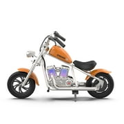 HYPER GOGO CRUISER 12 DELUXE - Dark Orange Kid's Motorbike with App Integration, Holiday Gift for
