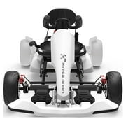 HYPER GOGO Drift GoKart Kit-Hoverboard Attachment,Outdoor Race Pedal Car for Kids and Adults,White