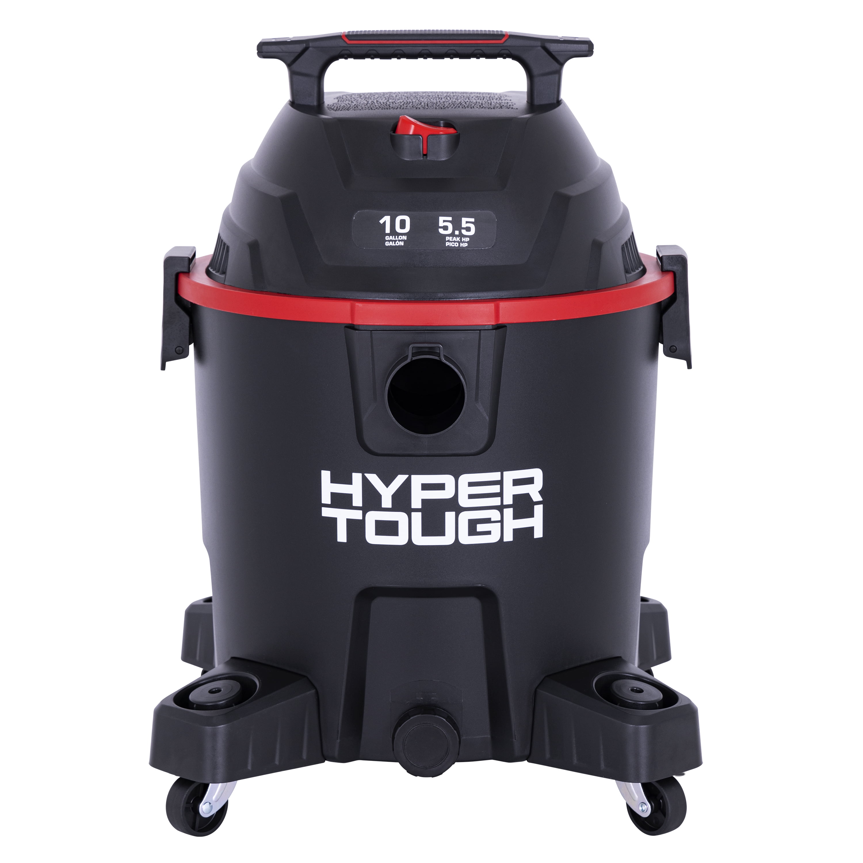 Hyper Tough 10 Gallon 5.5 HP Poly Wet/DryVacuum for Home, Car, Garage & Workshop