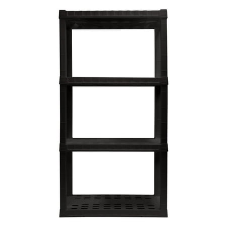 HYPER TOUGH 4-tier Interlocking Shelf (Black)