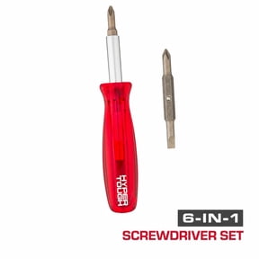 Hyper Tough 6-in-1 Acetate Screwdriver