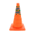 COLLAPSIBLE 12" CONE WITH REFLECTIVE TAPE