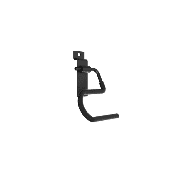 Hyper Tough Heavy-Duty Steel Slatwall S Hook, Black