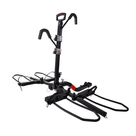 HYPERAX 2023 Model Volt RV Approved Hitch Mounted 2 E Bike Rack Carrier for RV,Camper,Motorhome,Trailer,Toad with 2" Tow Hitch Receivers - Up to 2X 80lbs eBikes with Up to 5" Fat Tires