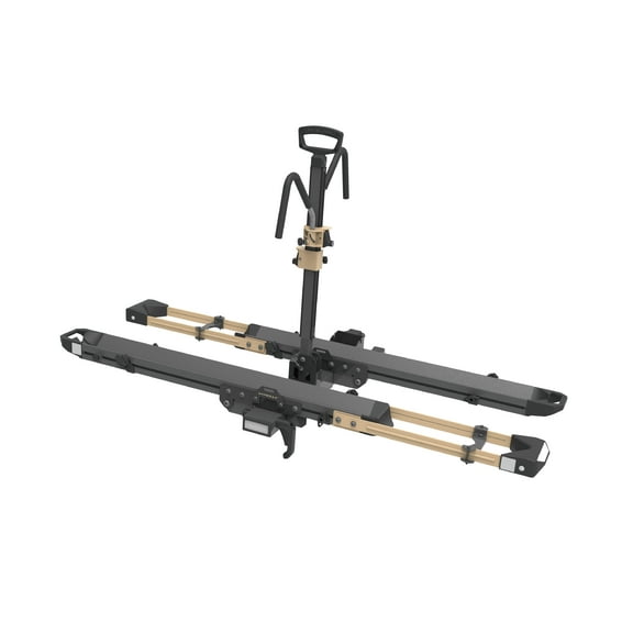 HYPERAX Volt Lift SP - Patented Lift Assisted Hitch Mounted E Bike Rack Carrier with RAMP Up to 2X80lbs eBike with Up to 5" Fat Tires for Cars, SUV, Jeeps and Pickups. NO RV USE