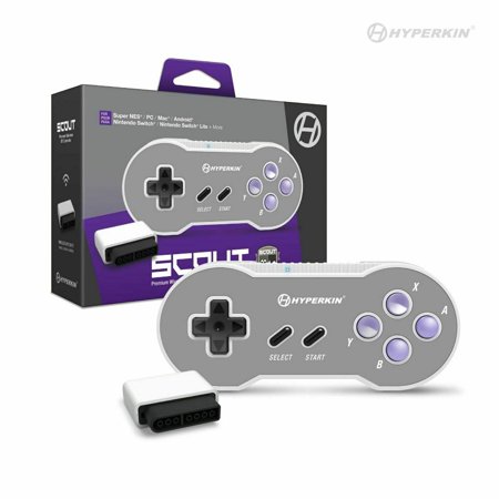 HYPERKIN Scout Premium BT SNES Controller | NINTENDO Switch LITE PC Bluetooth NES