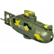 HYPERLIVING Mini RC Submarine Toy, Remote Controlled Submersible Model, 6 Channel Simulated Military Camouflage Submarine, Electric Underwater Ship Birthday Gift