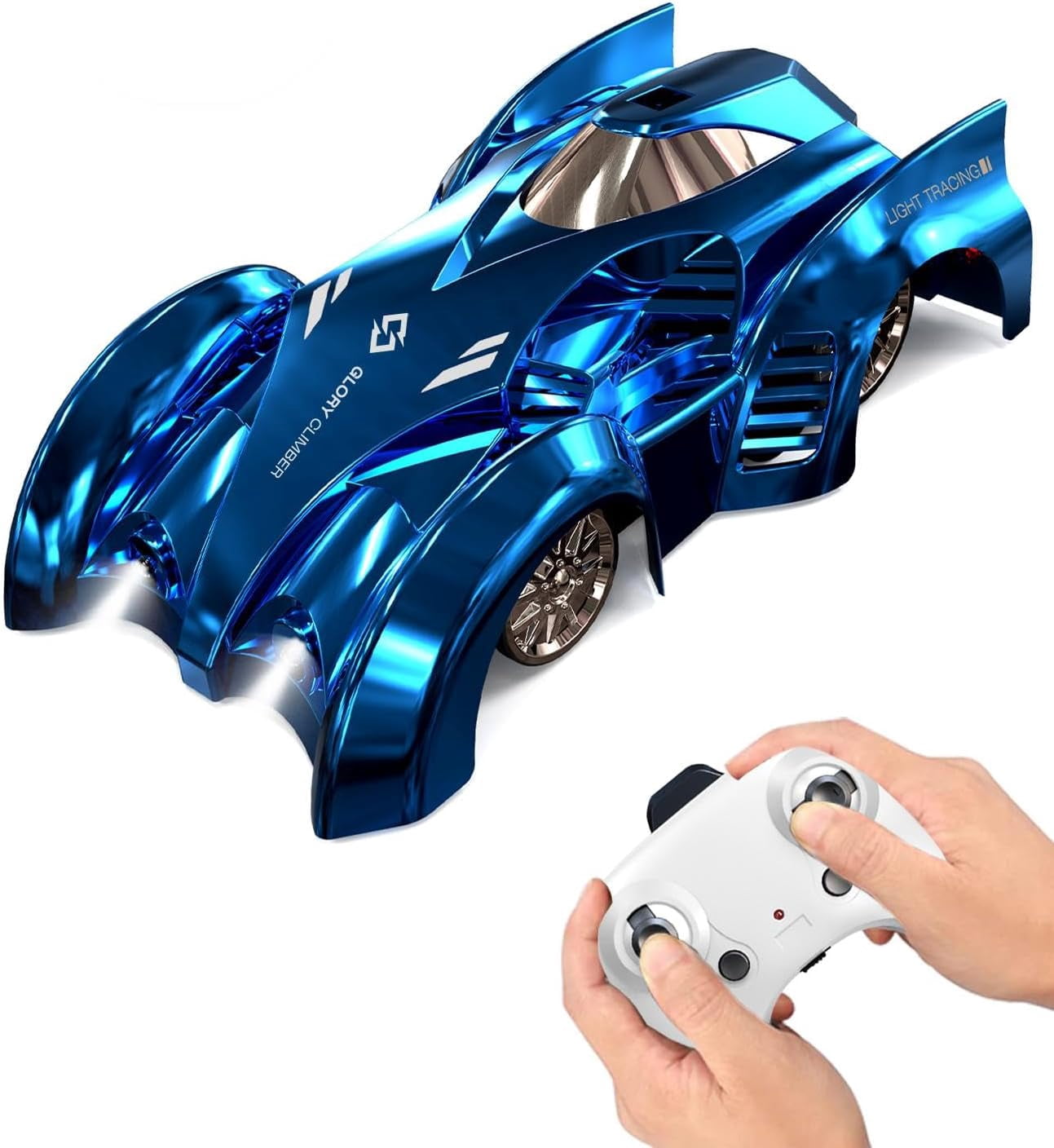 HYPERLIVNG Remote Control Car Wall Climbing Vehicle, 360° Rotation Wall Climbing Car, Electric Zero Zero Gravity Drift RC Car with Cool Lights, Gift Kids Toys for Boys and Girls