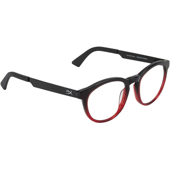 HYPERX STEALTH ROUND SMALL SHINY BLACK / RED GAMING EYEWEAR