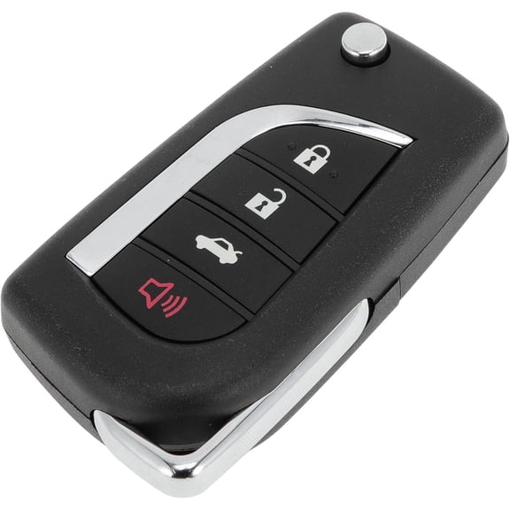 HYQ12BFB 315MHz Keyless Entry Remote Key Fob for Toyota Camry 2018-2023 for Toyota Corolla 2020-2021 H Chip Replacement 4 Buttons Car Key