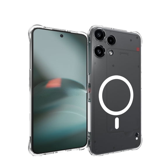 HYRACPO Airbag Protective Case for Nothing Phone 3A LITE 5G Power , Anti-Scratch Anti-Fall TPU Cover-Clear