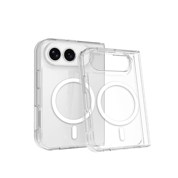 HYRACPO Airbag Protective Case for iphone18 fold, Anti-Scratch Anti-Fall TPU Cover-Clear