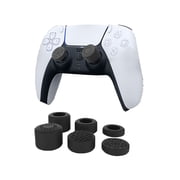 HYRACPO Anti-Slip Joystick Caps for Steam Controller 2, PS5/ PS4   Silicone Thumb Stick Grips-Black