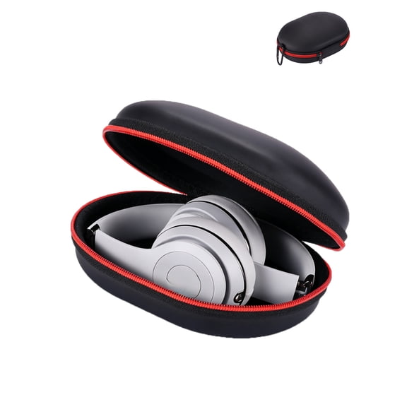 HYRACPO Carrying Case for Beats Studio Pro//Studio3/Solo 2/Solo 3 Headphone storage case, Portable Protective Storage Travel Bag with Zipper-Gray