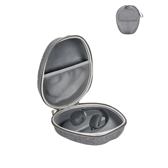 HYRACPO Carrying Case for JLab JBuds Lux Headphone storage case, Portable Protective Storage Travel Bag with Zipper-Gray