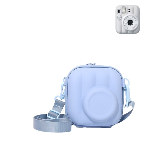 HYRACPO Hard Shell Camera Case, Protective Storage Bag for Instax Mini 13/12/7S Instant Camera-Blue
