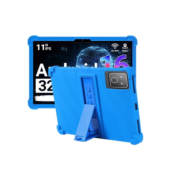 HYRACPO Silicone Case for Bufo 2026 Android 16 Tablet 11 inch, Soft Flexible Shockproof Protective Tablet Cover, Anti-Scratch & Lightweight Slim Design-Blue