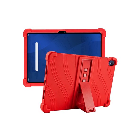 HYRACPO Silicone Case for onn 11" Core Tablet 2026 Model , Soft Flexible Shockproof Protective Tablet Cover, Anti-Scratch & Lightweight Slim Design-Red