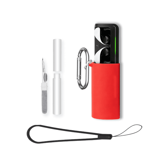 HYRACPO Soft Silicone Case for PULSE Explore, Shockproof & Anti-Scratch Protective Cover, Anti-Lost & Dustproof-Red