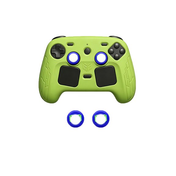 HYRACPO TPU Protective Case for Steam Controller 2026 Handheld Game Console, Shockproof Anti-Scratch Soft Cover-Green