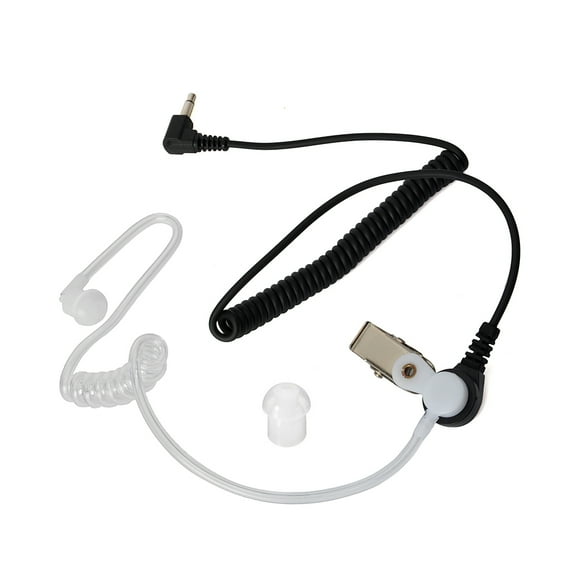 HYS 2.5mm Listen Only FBI Earpiece, Acoustic Tube Earphone