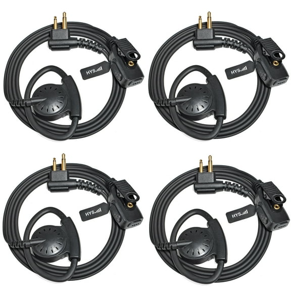 HYS Radio Earpiece Law Enforcement Headset for GP88 RDU4160D 2pin CLS RDX RDU Walkie Talkie