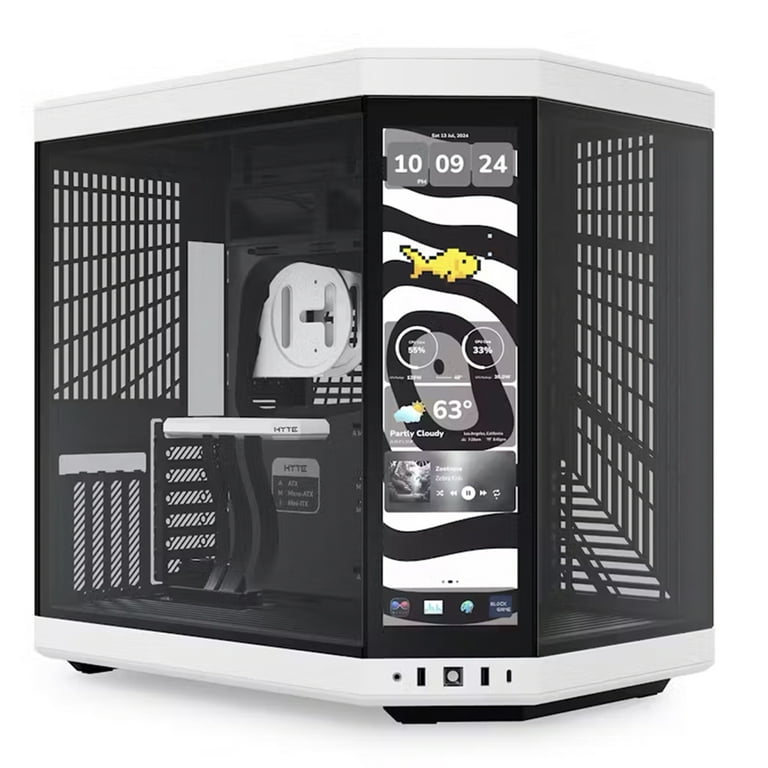 Hyte Y70 Touch Infinite Dual Chamber ATX Mid Tower Modern