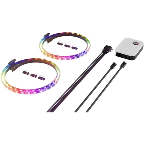 HYTE LS30 39.37" ARGB LED Light Strip, 2-Pack with NP50 Controller
