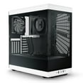 thumbnail image 1 of HYTE Y40 Modern Aesthetic Panoramic Tempered Glass Mid-Tower ATX Computer Gaming Case with PCIE 4.0 Riser Cable Included, White, 1 of 7