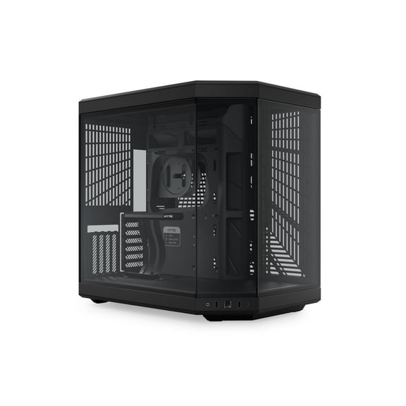 HYTE Y70 CS-HYTE-Y70-B Dual Chamber Mid-Tower ATX Case with PCIe 4.0 Express Riser Cable Included, Black
