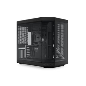 HYTE Y70 CS-HYTE-Y70-B Dual Chamber Mid-Tower ATX Case with PCIe 4.0 Express Riser Cable Included, Black