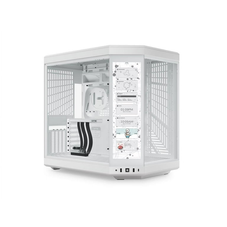 Y70 Touch  White 新品未開封 HYTE Y70 Gaming Mid-Tower ATX Case with Touchscreen, Dual Chamber