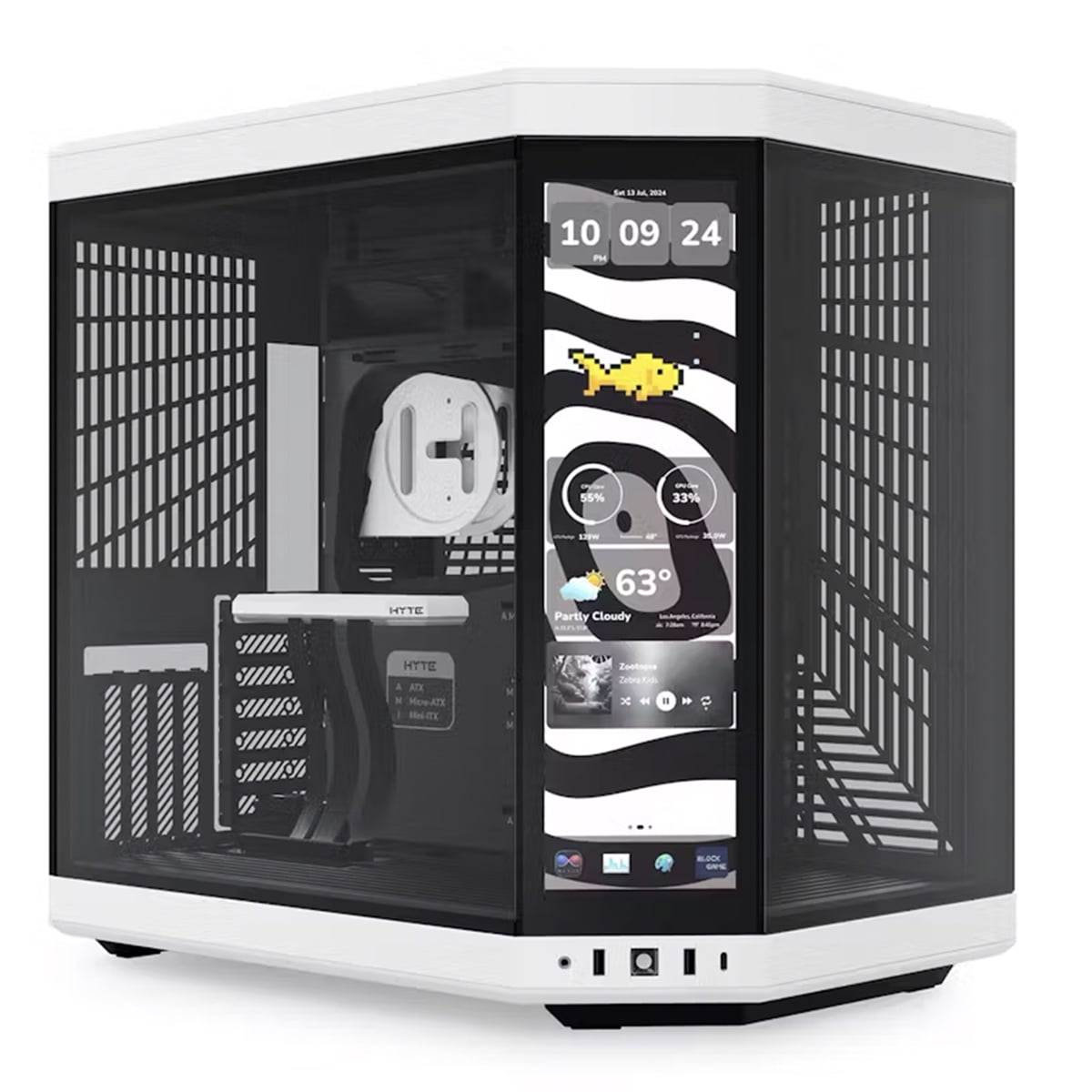 HYTE CSHYTEY70TTIWB ATX Mid Tower PC Case