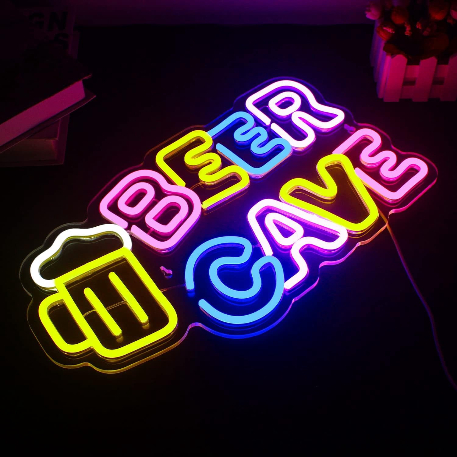 SIGNSHIP Bear Bar Neon Sign Green Lady Neon Light Signs LED Neon Signs