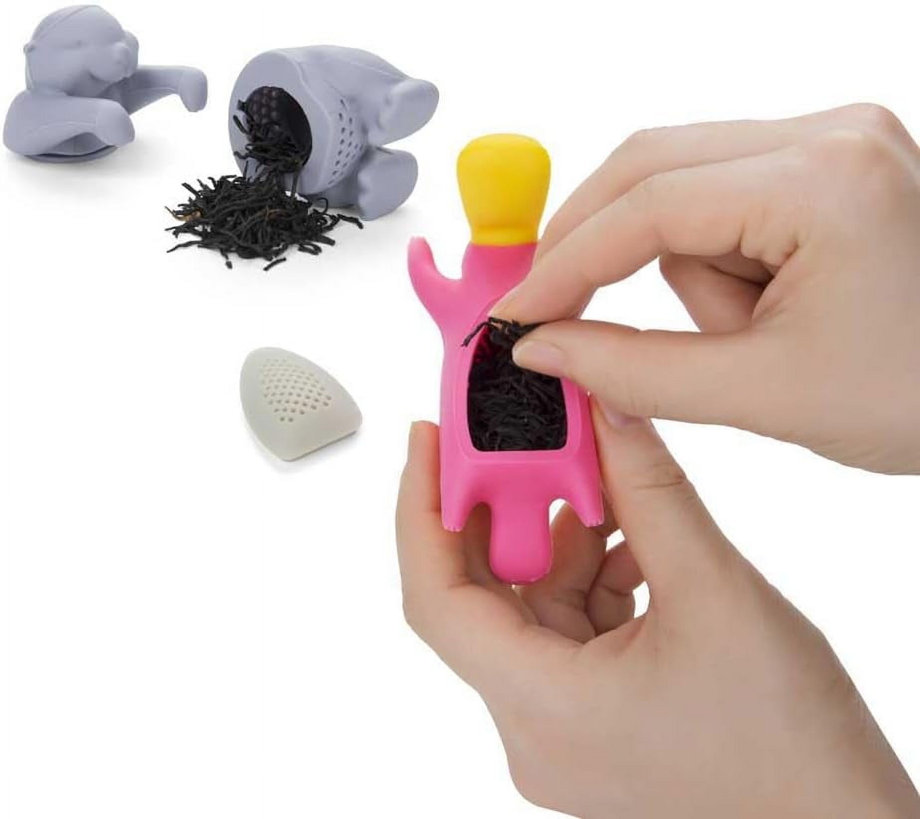 HYTHU-Tea Infuser for Loose Leaf Tea - Par-Tea Pack Silicone Strainer ...