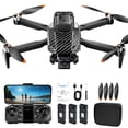 thumbnail image 1 of HYTOBP P8 Drones with Camera for Adults 4K, Brushless Motor, 90° Electrical Adjustment, 3 Batteries 45 Mins Flight, Foldable Drone, Carbon Fibe, 1 of 2