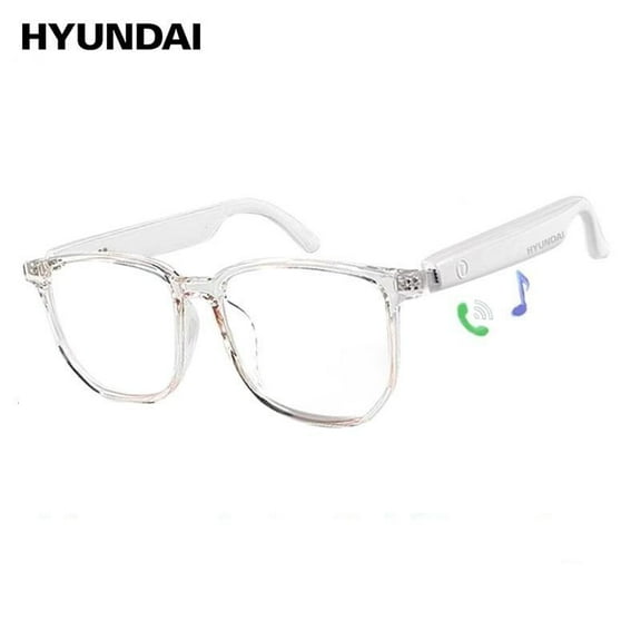 HYUNDAI C8 Wearable Smart Glasses, Bluetooth-Compatible Earbud Headphone for Music & Calls, Durable Electronic Audio Glasses, Creative Sports Headset