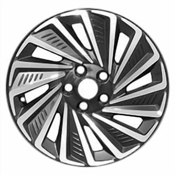 2020-2022 Hyundai Sonata 17" Machined Black OEM Factory Wheel Rim 52910L5210