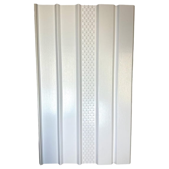HYWMLY Mobile Home Skirting Vinyl Underpinning Vented Panel White 16" W x 46" L (8 Pack)