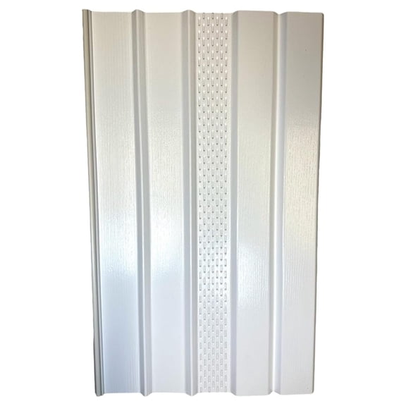 HYWMLY Mobile Home Skirting Vinyl Underpinning Vented Panel White 16" W x 46" L (8 Pack)