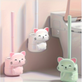 HYYANGUWENTI Household Set with Cartoon Toilet Brush and Wallmounted
