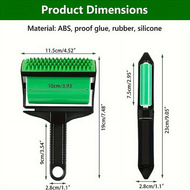 HYYANGUWENTI Lint Roller Extra Sticky and Washable Silicone Pet Hair