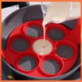 HYYANGUWENTI Nonstick Silicone Pancake Maker with Multiple Shapes 7