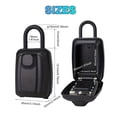 HYYANGUWENTI Portable Resettable Combination Lock Box for House Keys